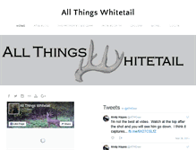 Tablet Screenshot of allthingswhitetail.com